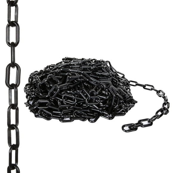 Acrux7 Other - New Plastic Chain 82 FT. 1.5 Inch Link Diameter Black Plastic Chain Link